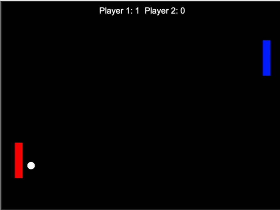 Image of a Pong Game